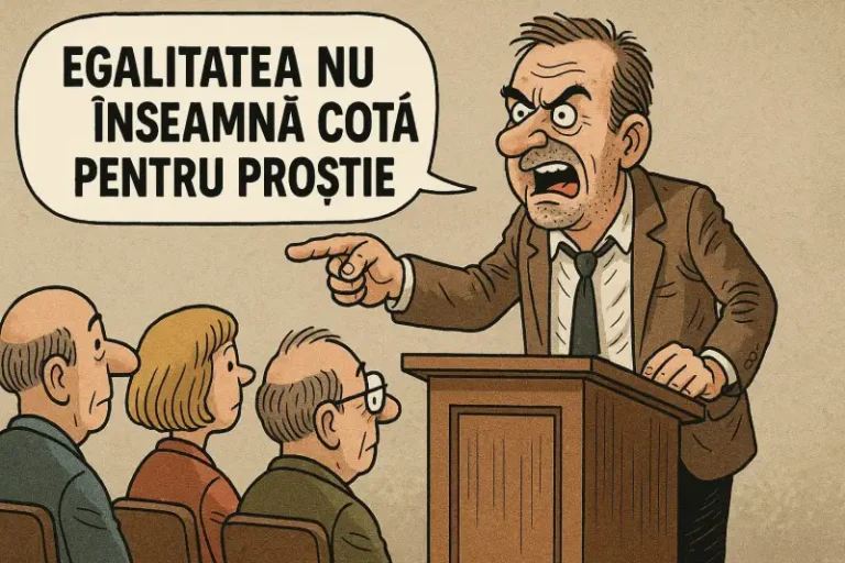 Egalitatea de șanse nu înseamnă cotă pentru prostie
