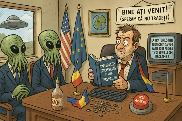 Extratereștrii se fut? Satiră despre prostia globală