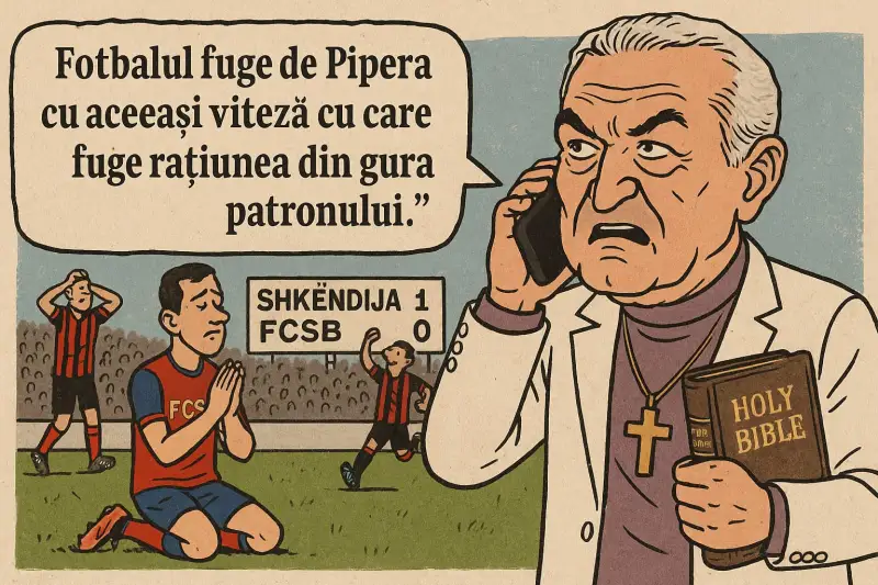 FCSB, în genunchi la Shkëndija FCSB, în genunchi la Shkëndija: 1–0 și rușine sfântă