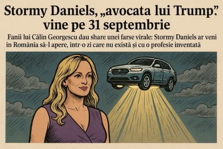 Stormy Daniels, „avocata lui Trump”, vine pe 31 septembrie
