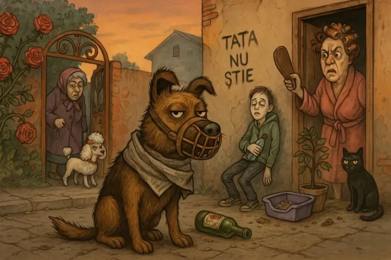 Un băiat și câinele lui