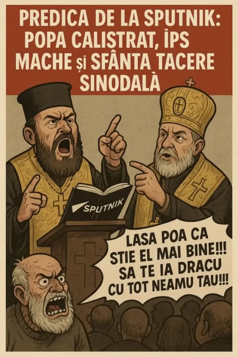 Predica de la Sputnik: Popa Calistrat, ÎPS Mache și Sfânta Tăcere Sinodală