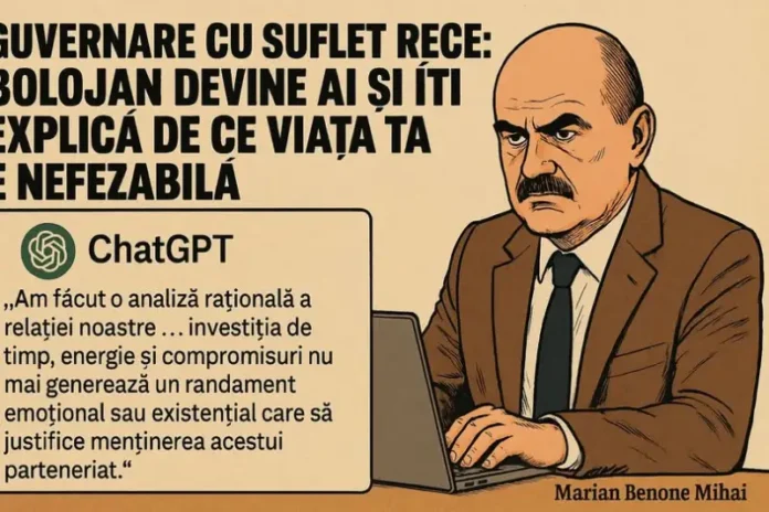 extensie chat gpt Guvernare cu suflet rece: Bolojan devine AI și îți explică de ce viața ta e nefezabilă