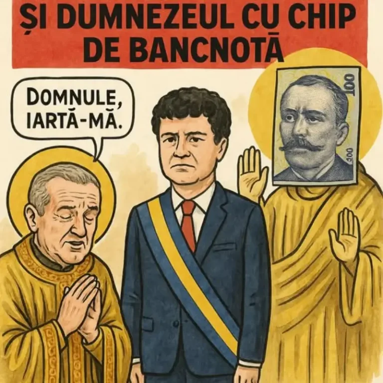 Sfântul Gigi, Președintele Dan și Dumnezeul cu Chip de Bancnotă Sfântul Gigi, Președintele Dan și Dumnezeul cu Chip de Bancnotă
