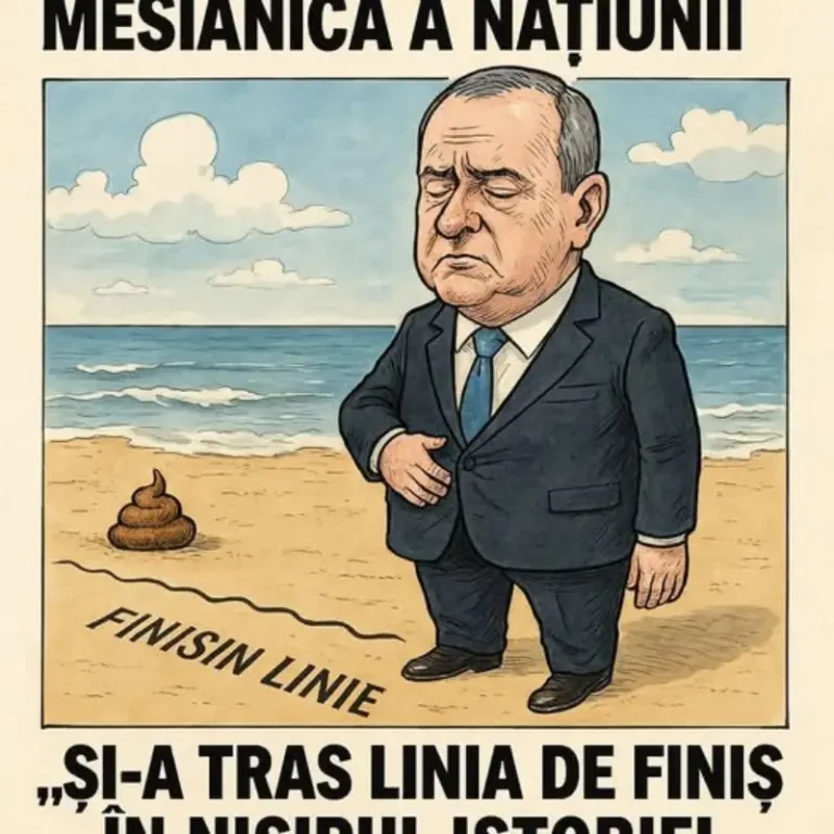 Flatulența mesianică a națiunii: Călin Georgescu și-a tras linia de finiș în nisipul istoriei Flatulența mesianică a națiunii: Călin Georgescu și-a tras linia de finiș în nisipul istoriei