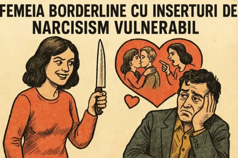 Femeia Borderline cu inserturi de narcisism vulnerabil