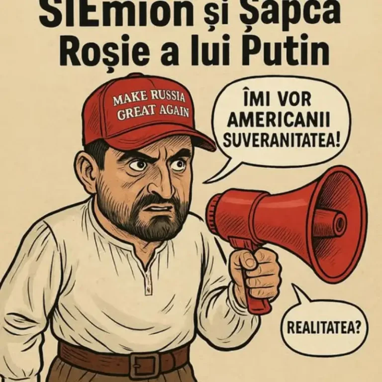 Simion și Șapca Roșie a lui Putin Simion și Șapca Roșie a lui Putin
