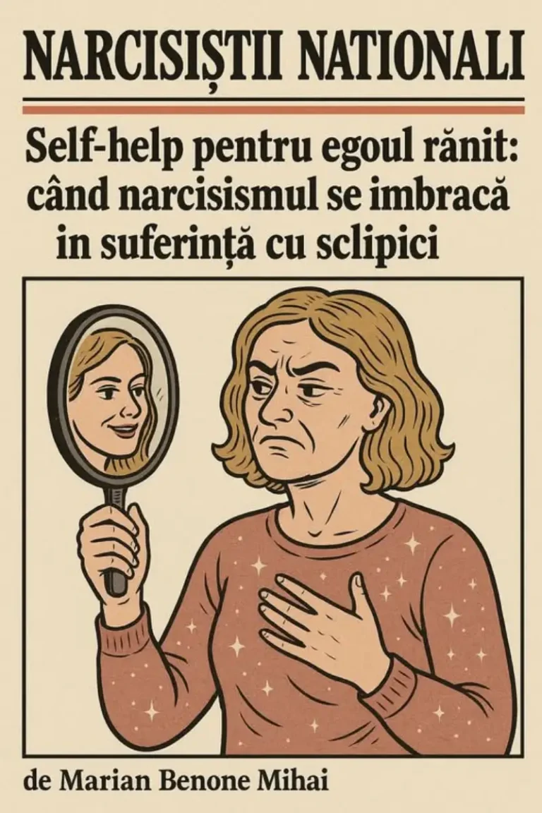 Self-help pentru egoul rănit: când narcisismul se îmbracă în suferință cu sclipici