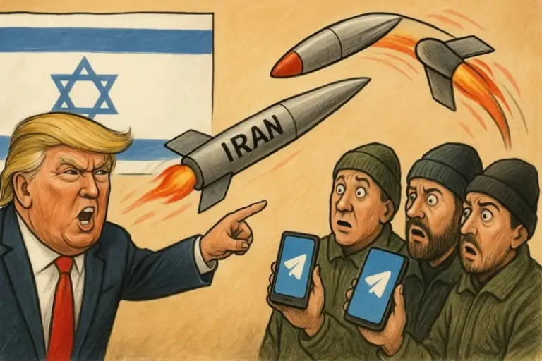 Trump dă cu racheta-n Ayatollah și cu bumerangul în băieții cu Tricolorul pe Telegram