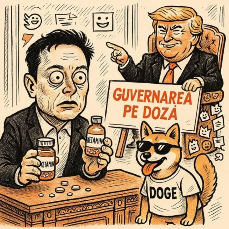 Guvernarea pe doză: cum Trump și consilierul său Musk au transformat SUA într-un circ psihedelic cu acces nelimitat la ketamină Guvernarea pe doză: cum Trump și consilierul său Musk au transformat SUA într-un circ psihedelic cu acces nelimitat la ketamină