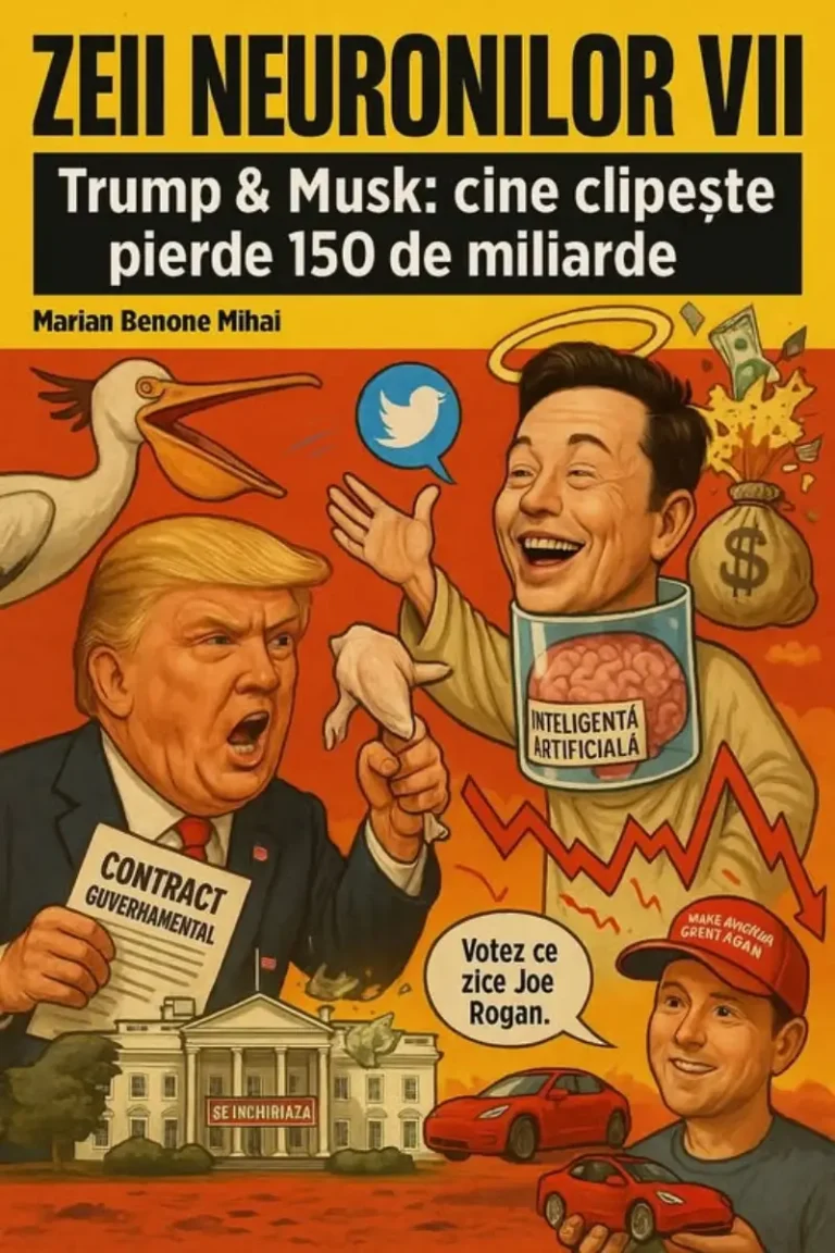 Zeii Neuronilor Vii: Trump și Musk își aruncă tweet-uri ca proștii, iar votanții înghit ca pelicanii