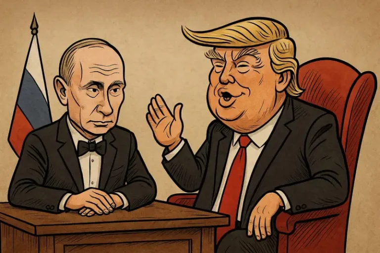 Imbecilul narcisist Trump și Putin