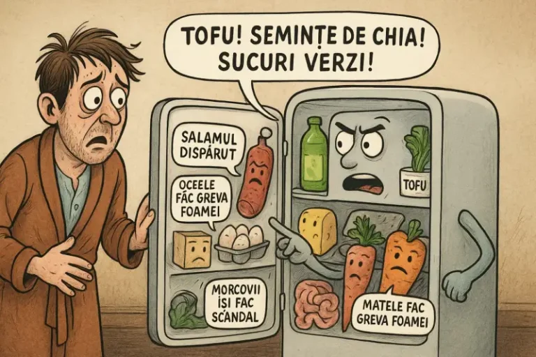 Ziua în care frigiderul meu a decis să devină vegan Ziua în care frigiderul meu a decis să devină vegan
