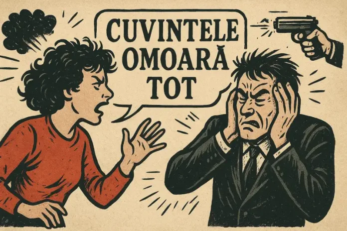 Cuvintele omoară tot: ghid ironic pentru relații toxice Cuvintele omoară tot: ghid ironic pentru relații toxice