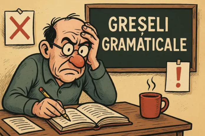 Greșeli gramaticale – cu sau fără virgulă, tot prost rămâi