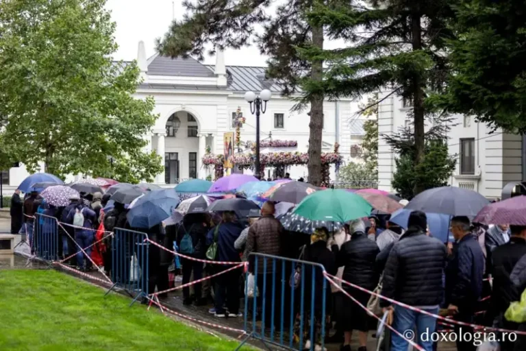 Pelerini grămadă la Iași: circ și coadă sfântă